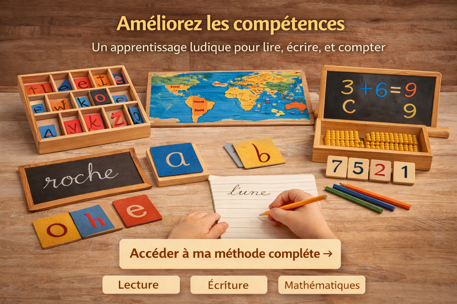 Visuel Montessori Elite investissement pour l’avenir de votre enfant